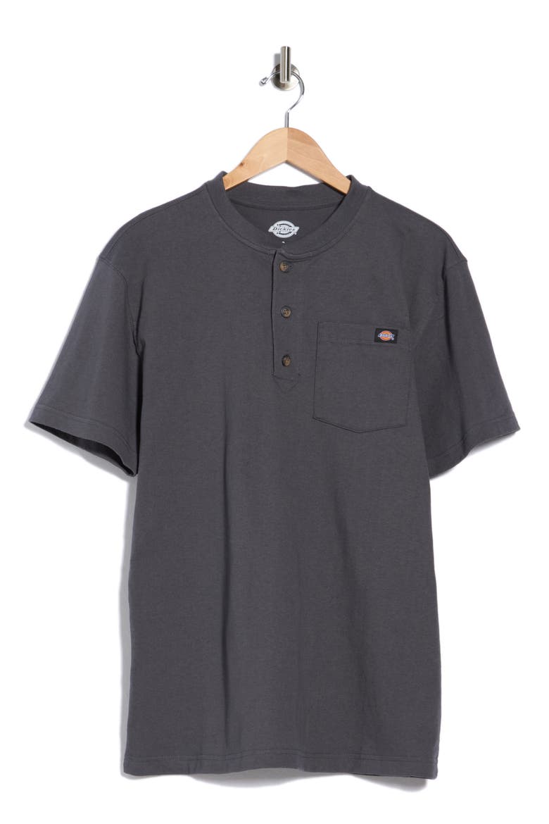 Heavyweight Henley T-Shirt, Main, color, CHARCOAL