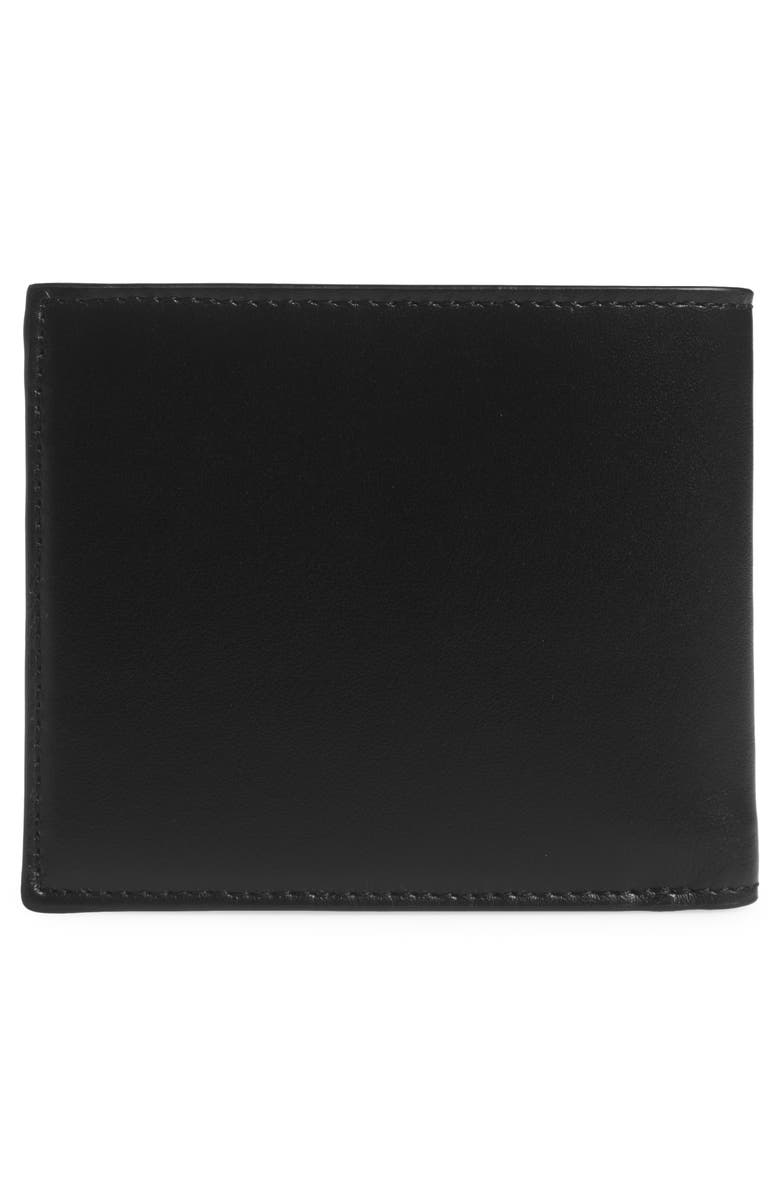 AMIRI Three Star Leather Bifold Wallet, Alternate, color, Black