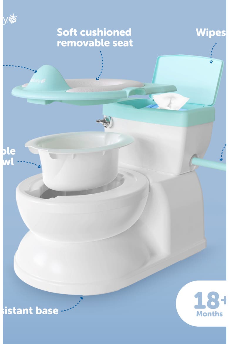 Real Feel 2-in-1 Potty Baby Product, Alternate, color, Aqua