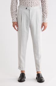 Reiss Flush Side Adjuster Wool Blend Suit Separate Pants