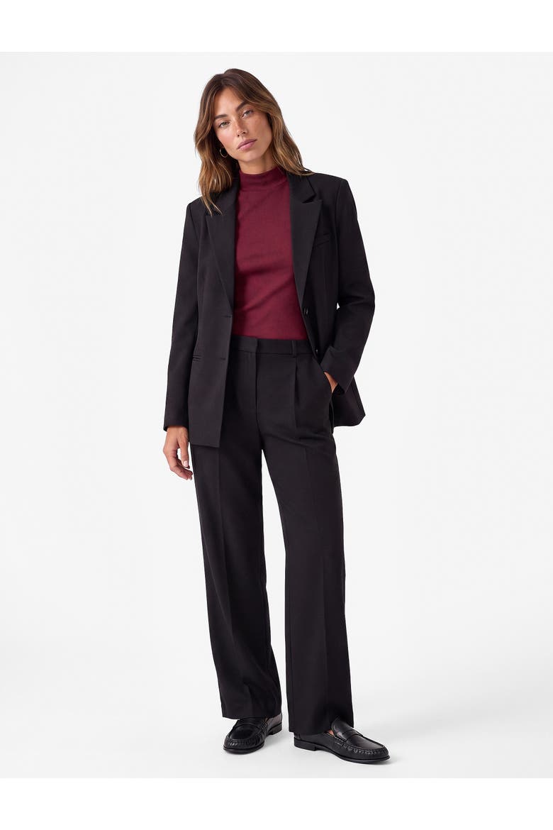 Blazer Jacket, Main, color, BLACK