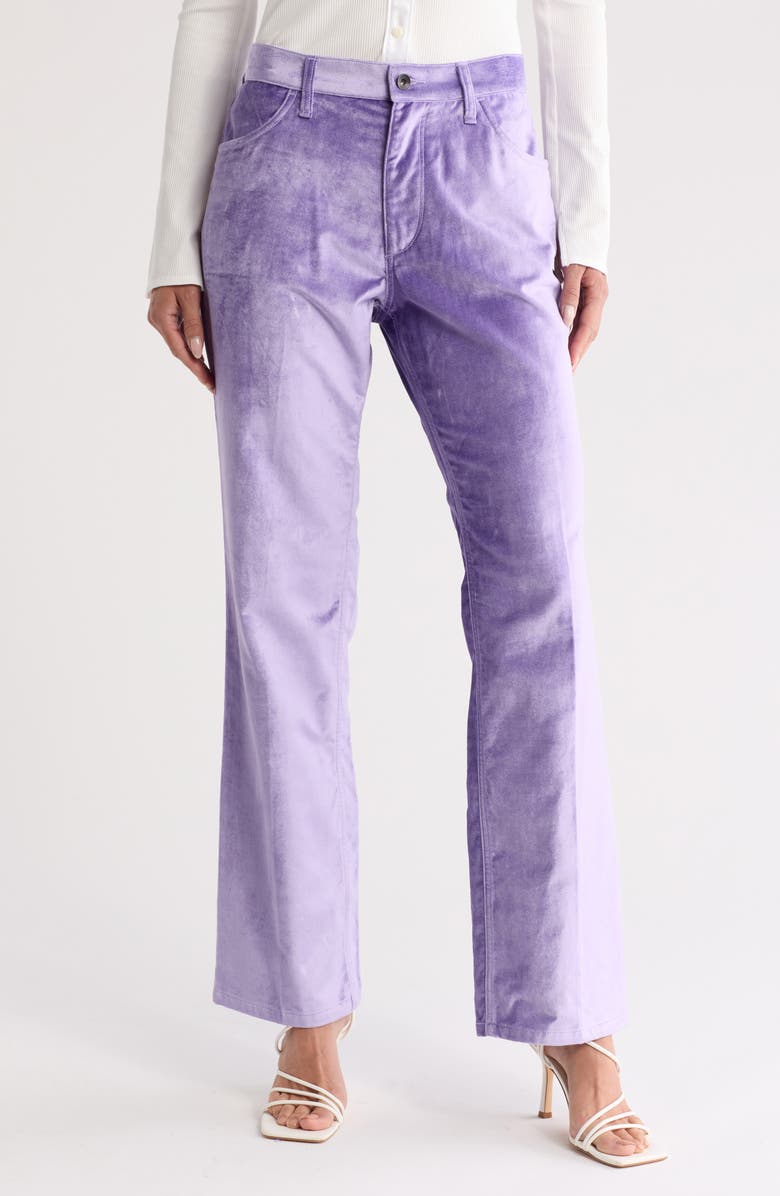 rag & bone Jacey Velvet Pants, Main, color,