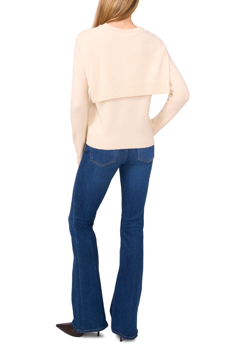 Shoulder Wrap Detail Sweater, Alternate, color, BIRCH