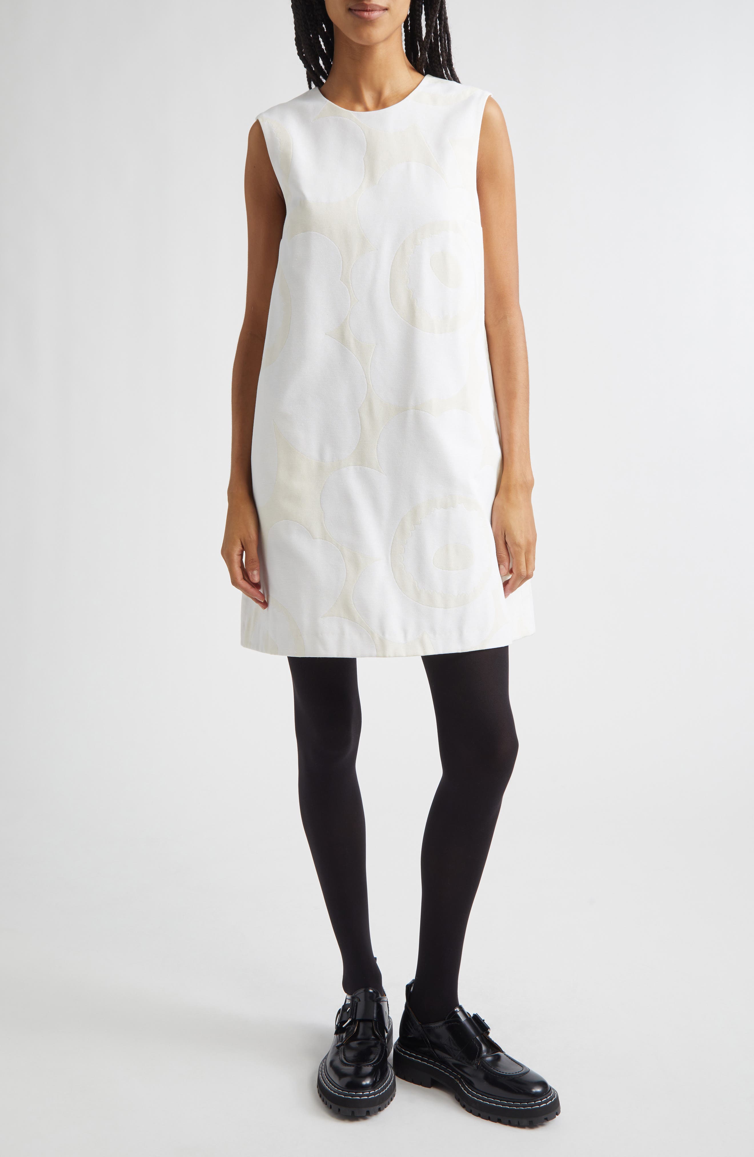 Hahmo Unikko Jacquard Faille Shift Dress