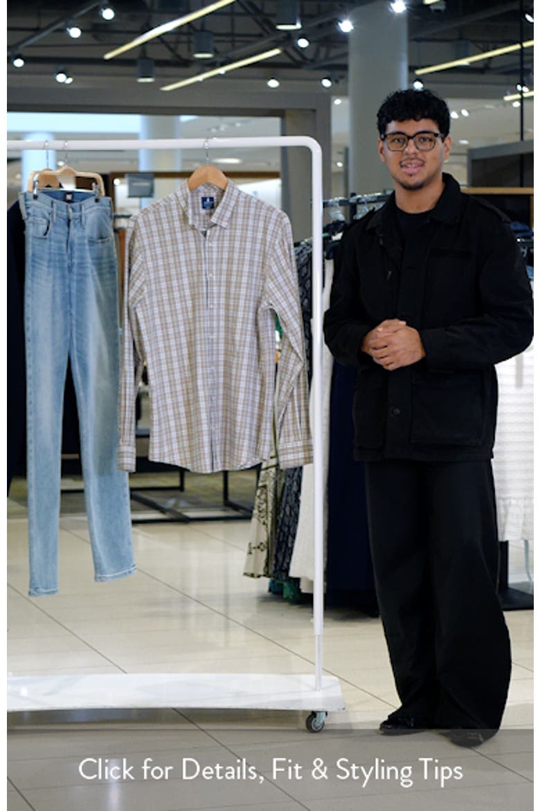 Fullington Plaid Performance Twill Button-Down Shirt video