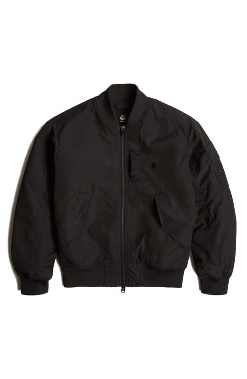G-star Flight Ga-1 Padded Bomber Jacket In Neo-black