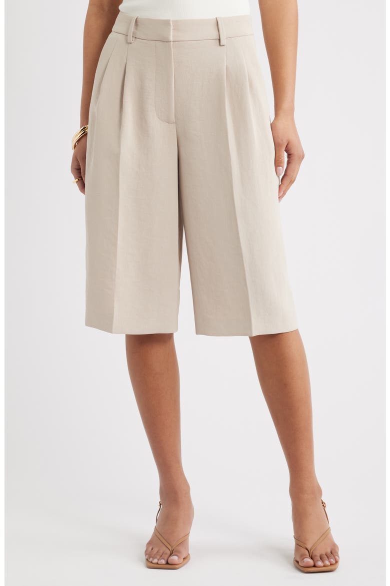 The Curator Crepe Culottes, Main, color, GREY FEATHER
