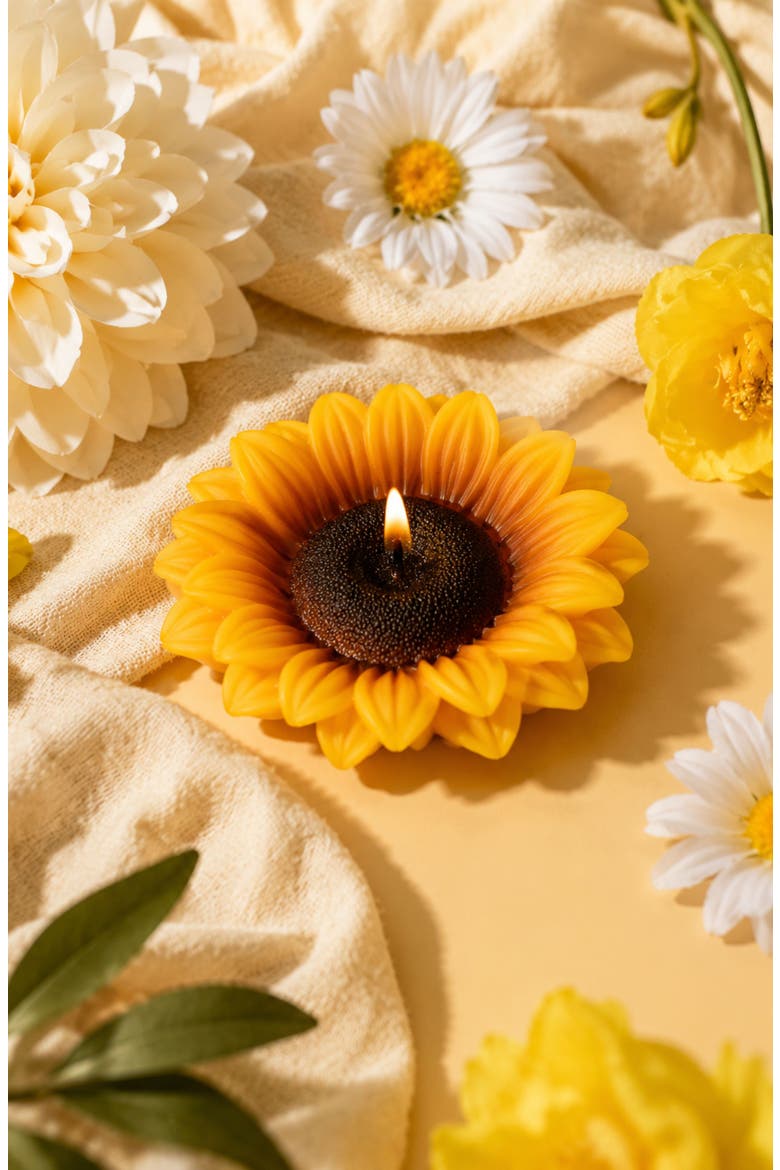Sunflower Candle, Alternate, color, None