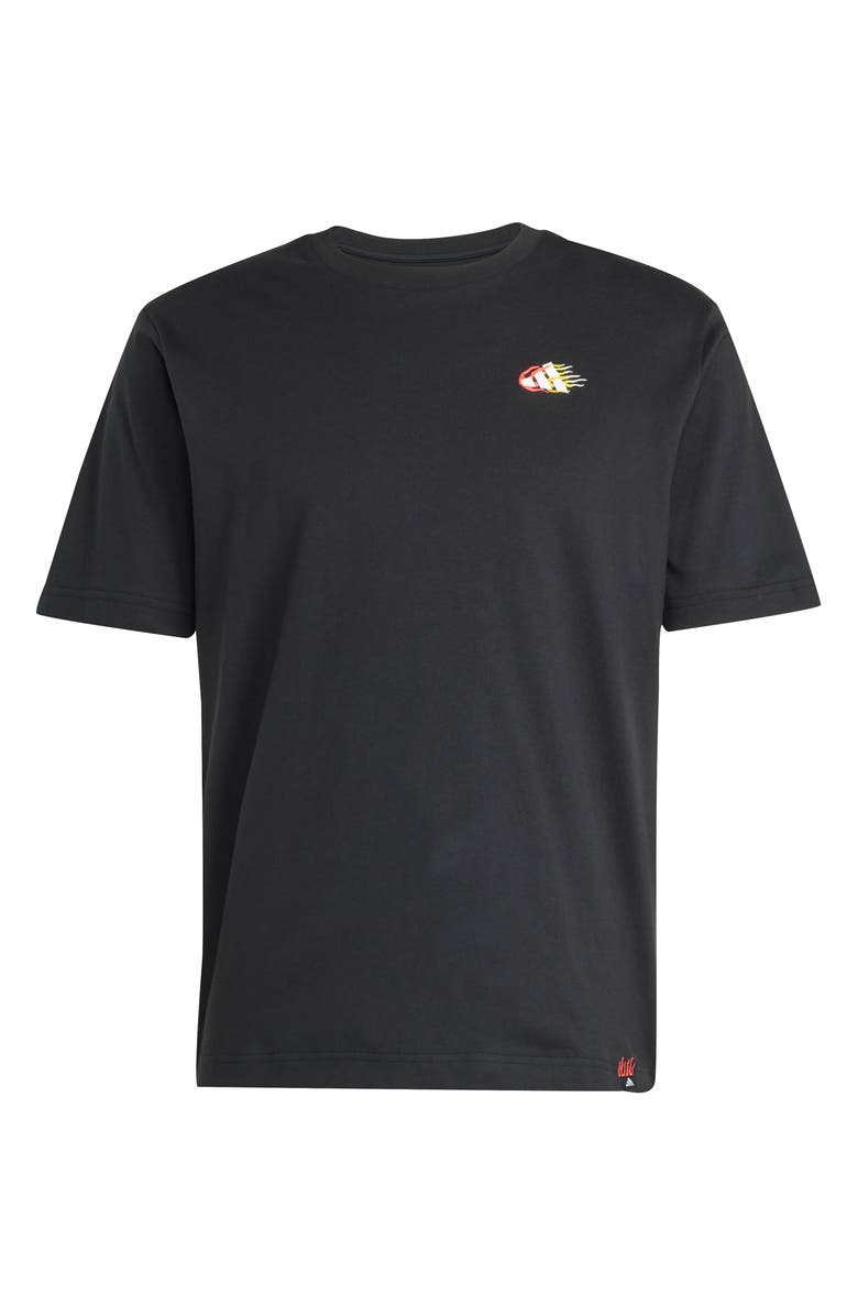 adidas Lounge Mini Embroidery Graphic T-Shirt, Alternate, color,