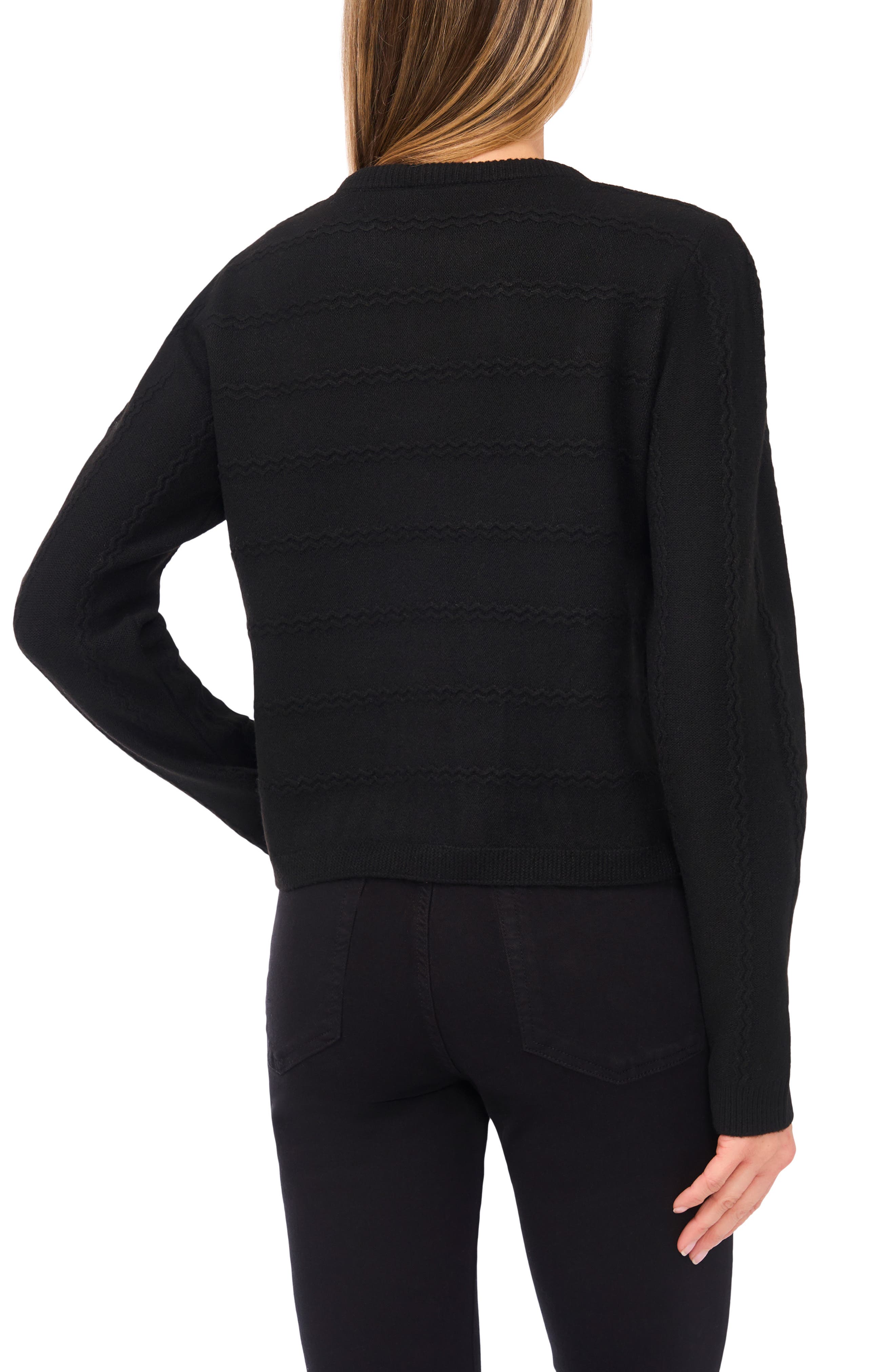 Tie Scarf Cardigan - image 2