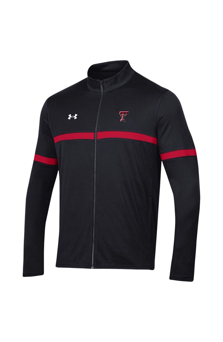 Under Armour Men's Under Armour Black Texas Tech Red Raiders 2023 Assist Warm Up Full-Zip Jacket, Alternate, color, Black