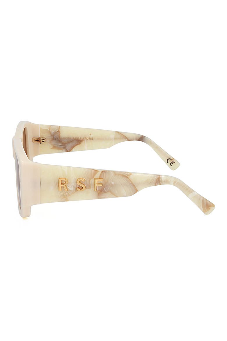 52mm Square Sunglasses, Alternate, color, CREAM