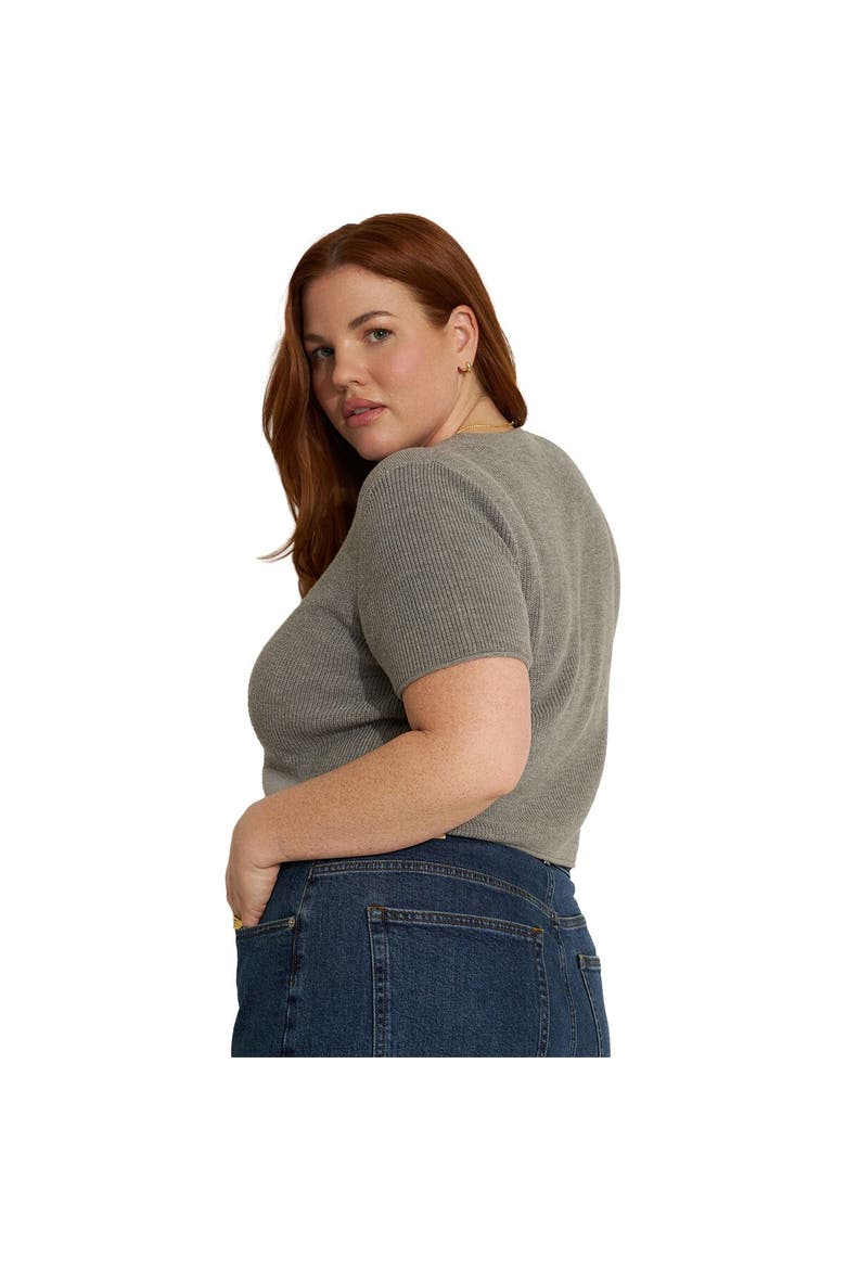 The Knit T-Shirt - Women's, Alternate, color, Heather Grey