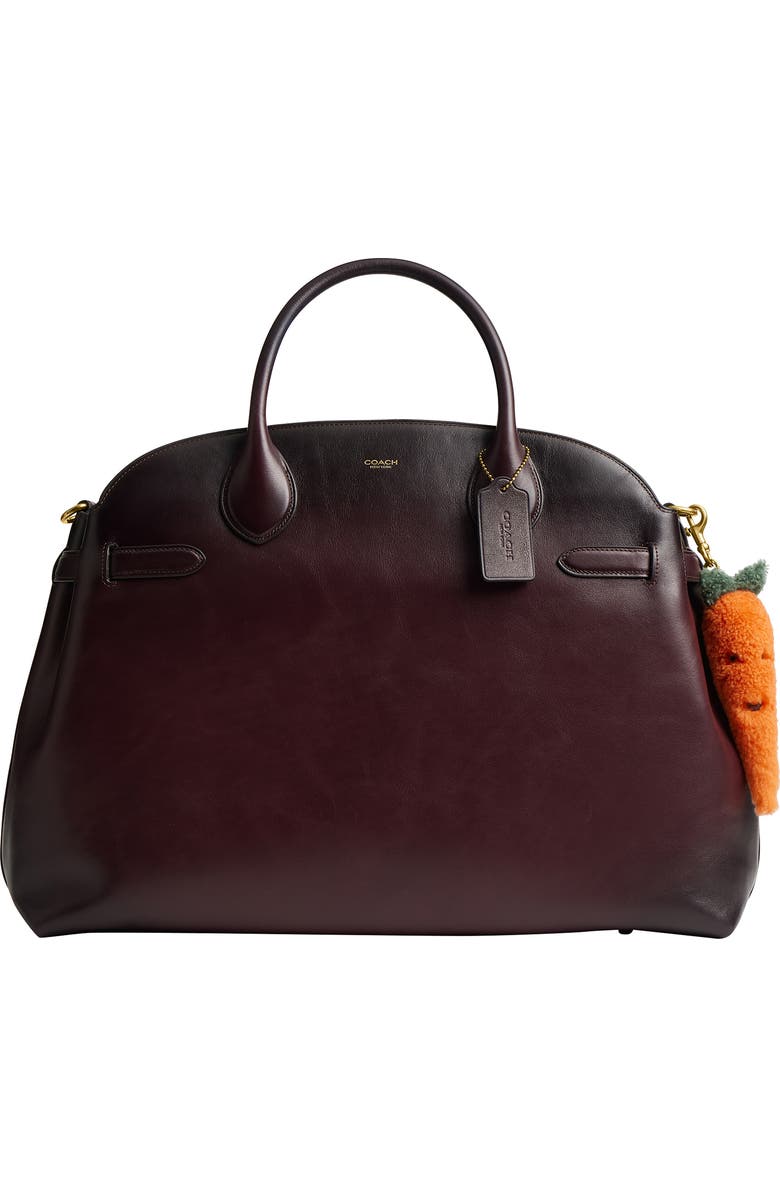 COACH Carrot Plush Genuine Shearling Bag Charm, Alternate, color, Multi