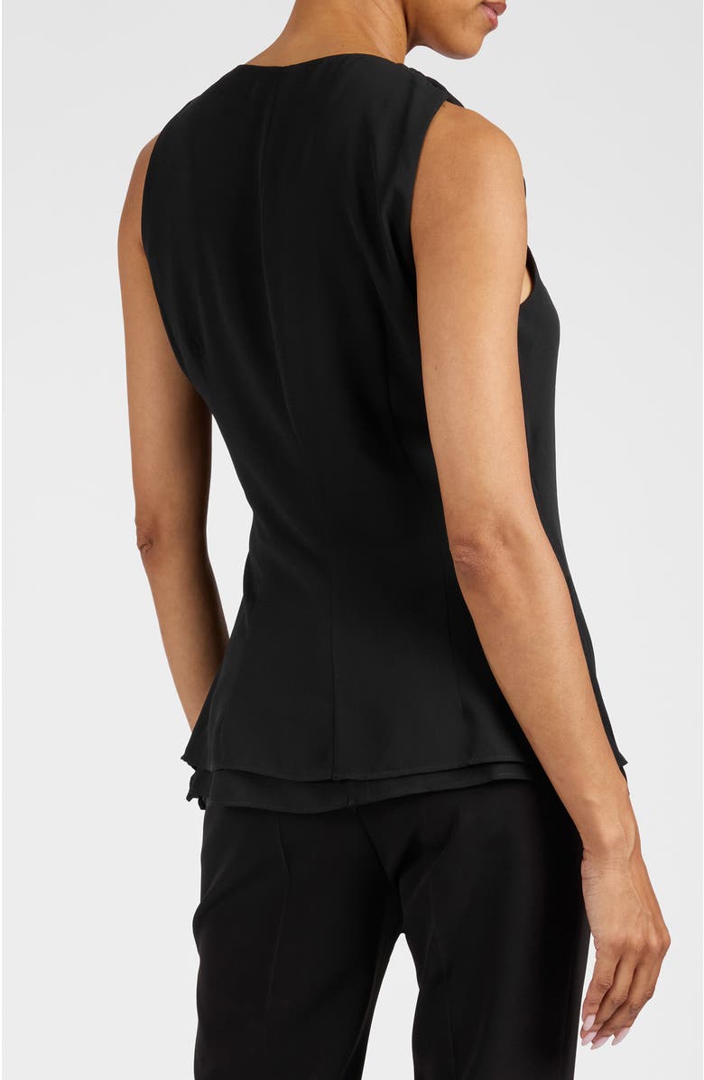 Santorelli Tyra Sleeveless Top, Alternate, color, Black