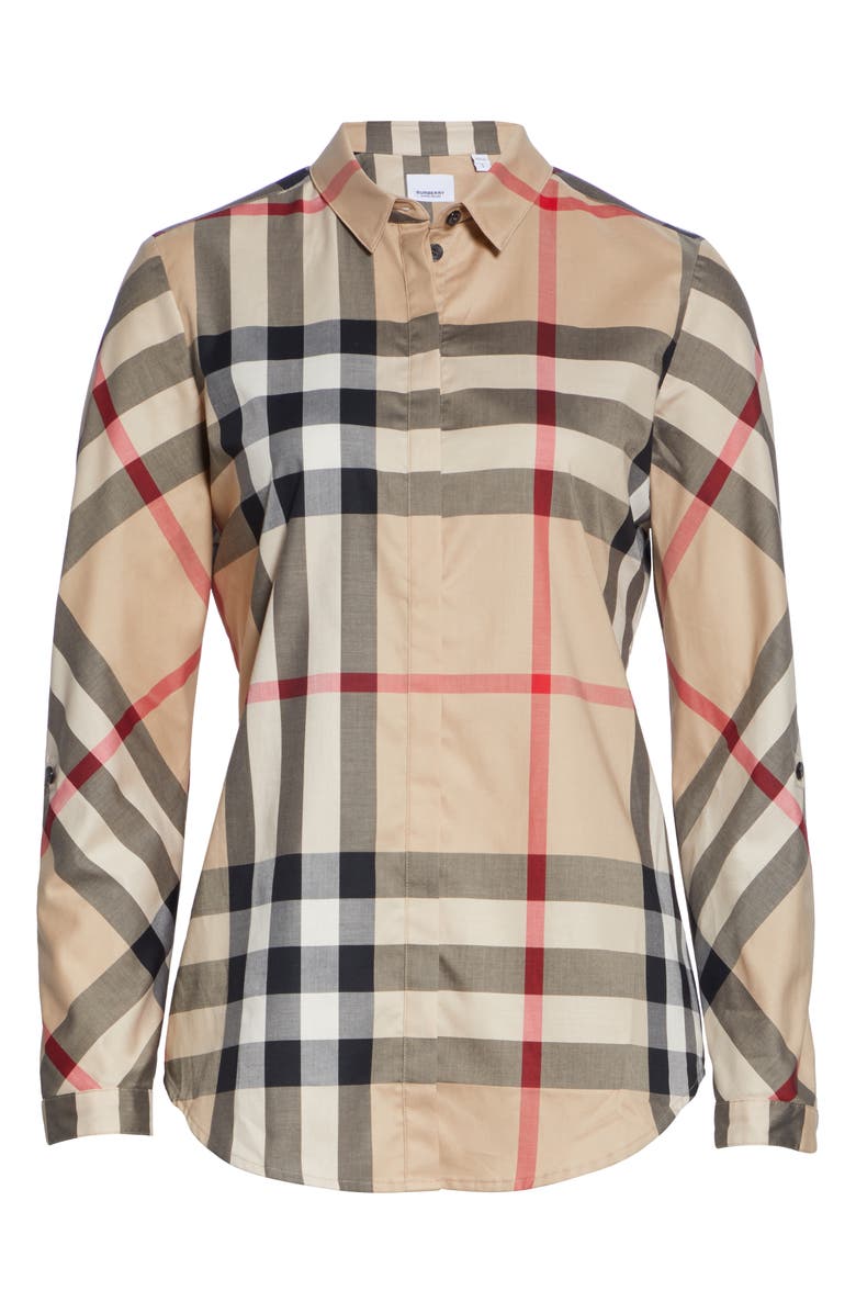 Burberry Check Shirt, Alternate, color, 
