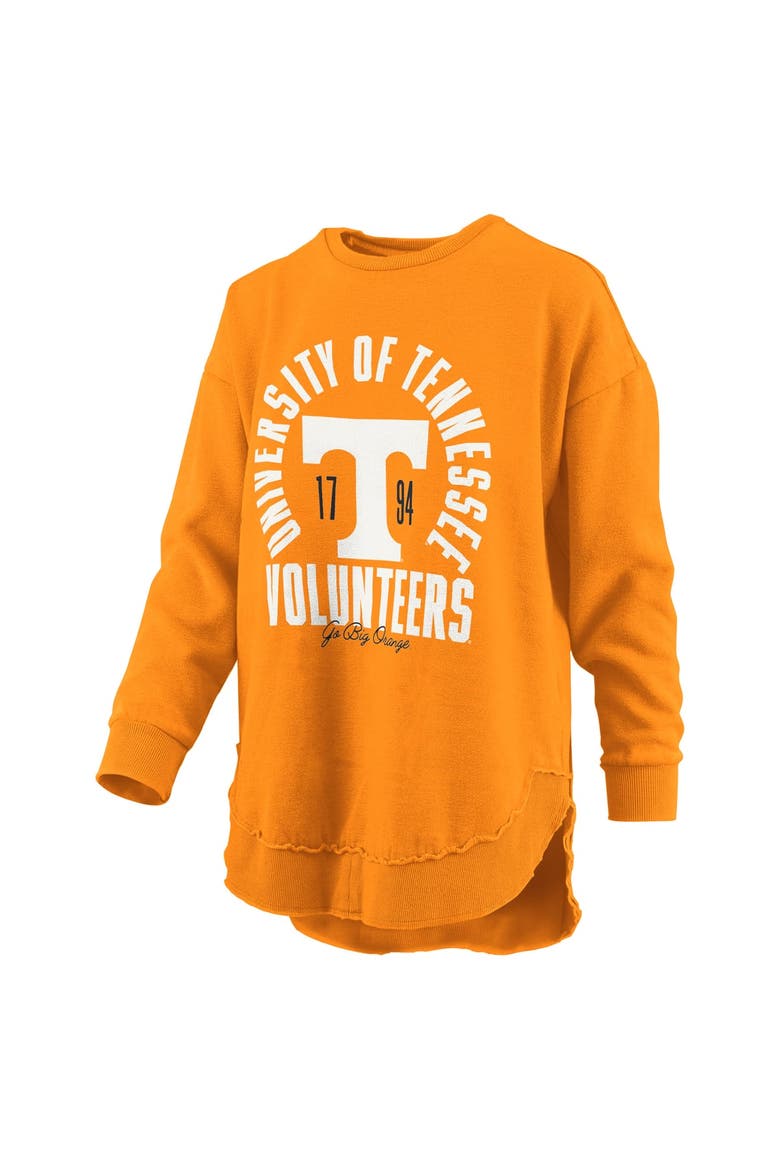 Women's Pressbox  Tennessee Orange Tennessee Volunteers Blitz Crewneck Sweatshirt, Alternate, color, Tennessee Orange