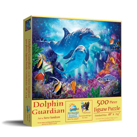 Dolphin Guardian 500 piece Jigsaw Puzzle for Adults