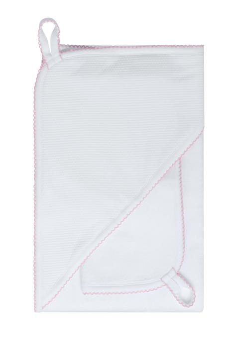 White Bubble Hooded Baby Towel - Baby