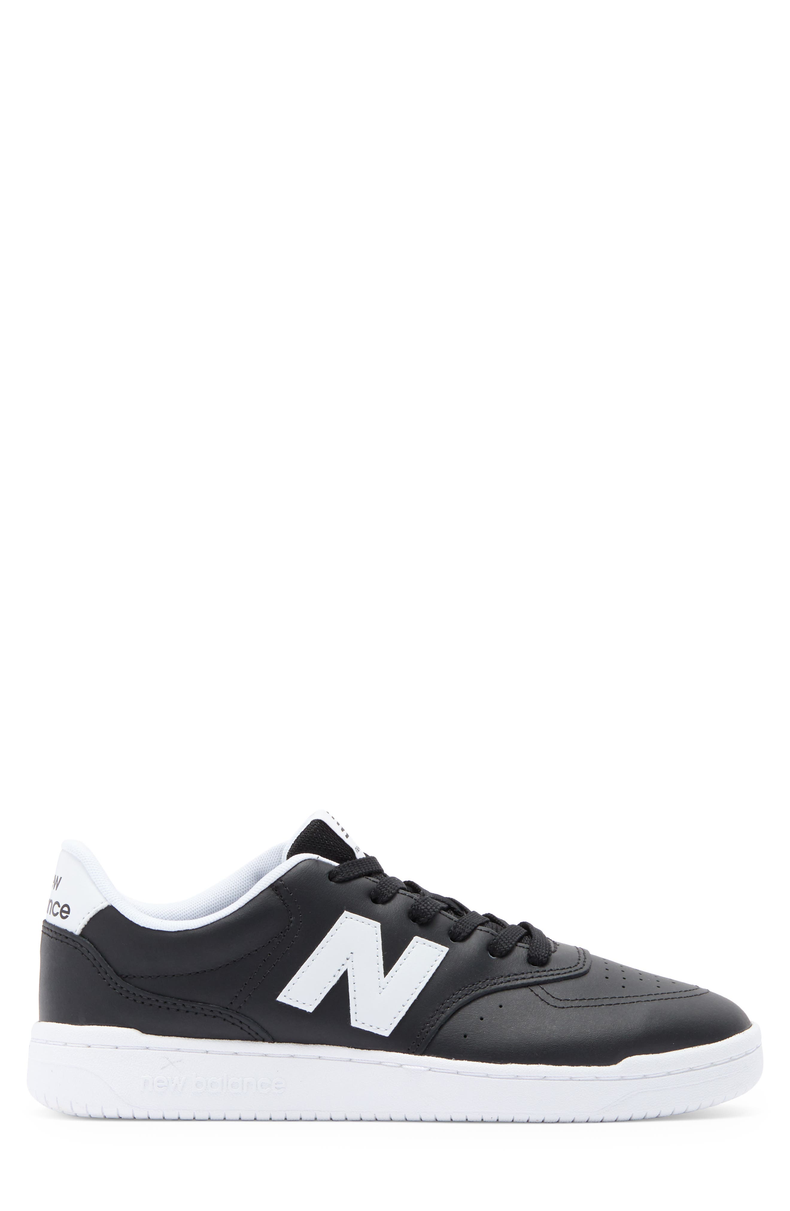 BB80 Basketball Sneaker, Alternate, color, BLACK/ WHITE