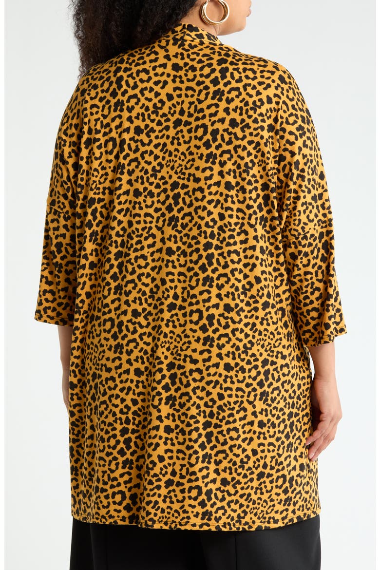 Three-Quarter Sleeve Duster, Alternate, color, GOLD