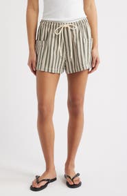 rag & bone Emery Cotton Blend Drawstring Shorts