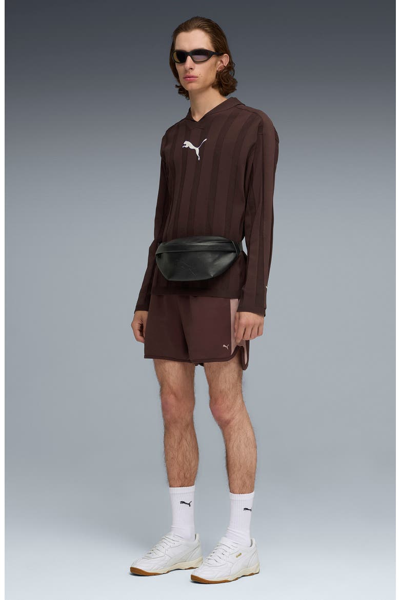 T7 Track Shorts, Alternate, color, CHOCOLATE BROWN