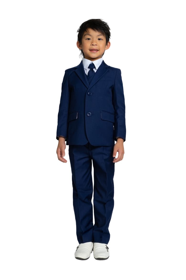 Kids' 007 Five-Piece Suit, Main, color, INDIGO