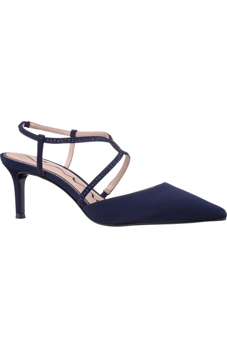Nina Nichele Pointed Toe Pump, Main, color, Navy