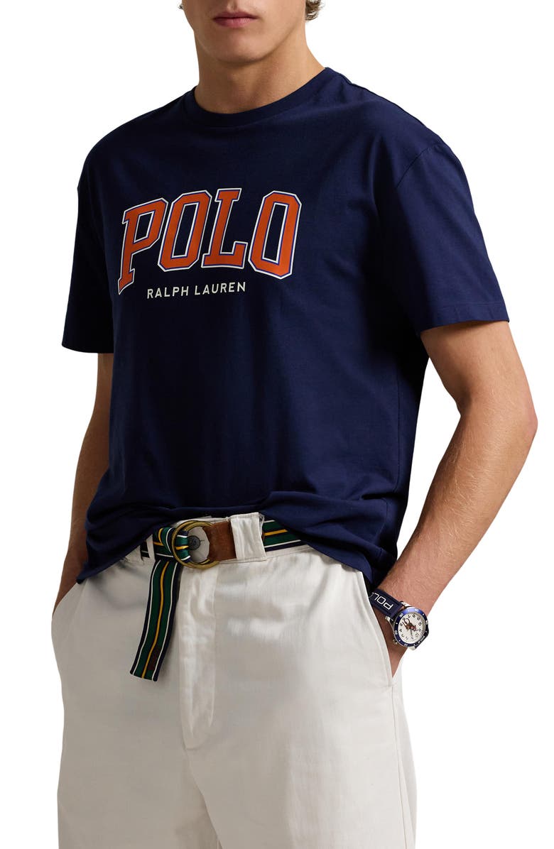 Polo Ralph Lauren Logo Graphic T-Shirt, Main, color, 