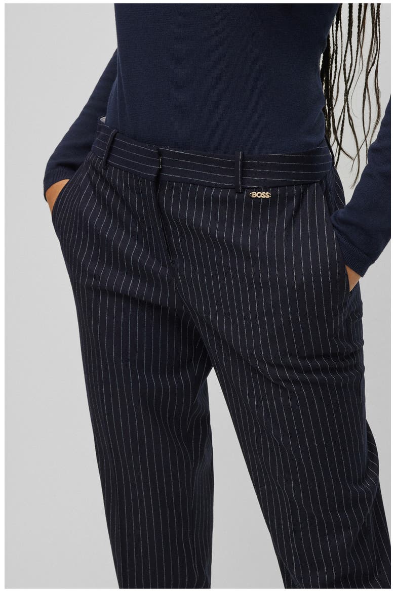 Tiluna Slim Suit Trousers, Alternate, color, MIDNIGHT FANTASY