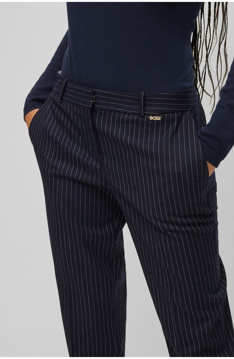 BOSS Tiluna Slim Suit Trousers, Alternate, color, 