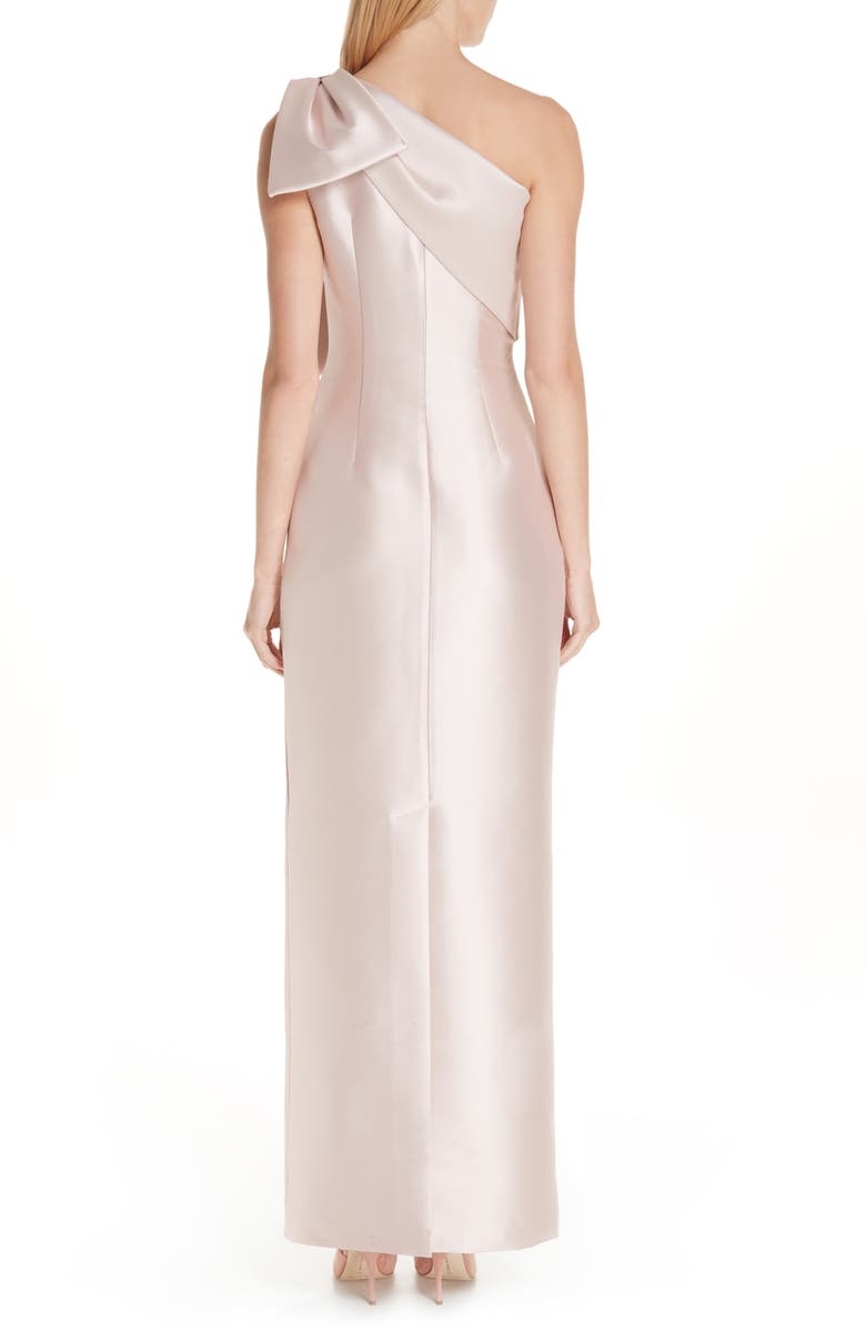 SACHIN & BABI NOIR Sachin & Babi One-Shoulder Column Gown, Alternate, color, 