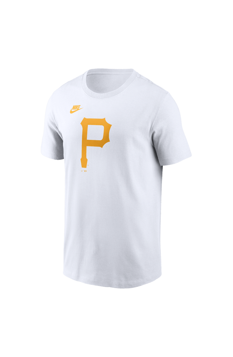 Nike Men's Nike White Pittsburgh Pirates Cooperstown Collection Logo T-Shirt, Alternate, color, White