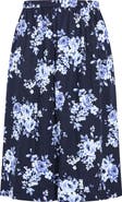 City Chic Vacay Floral Print A-Line Skirt