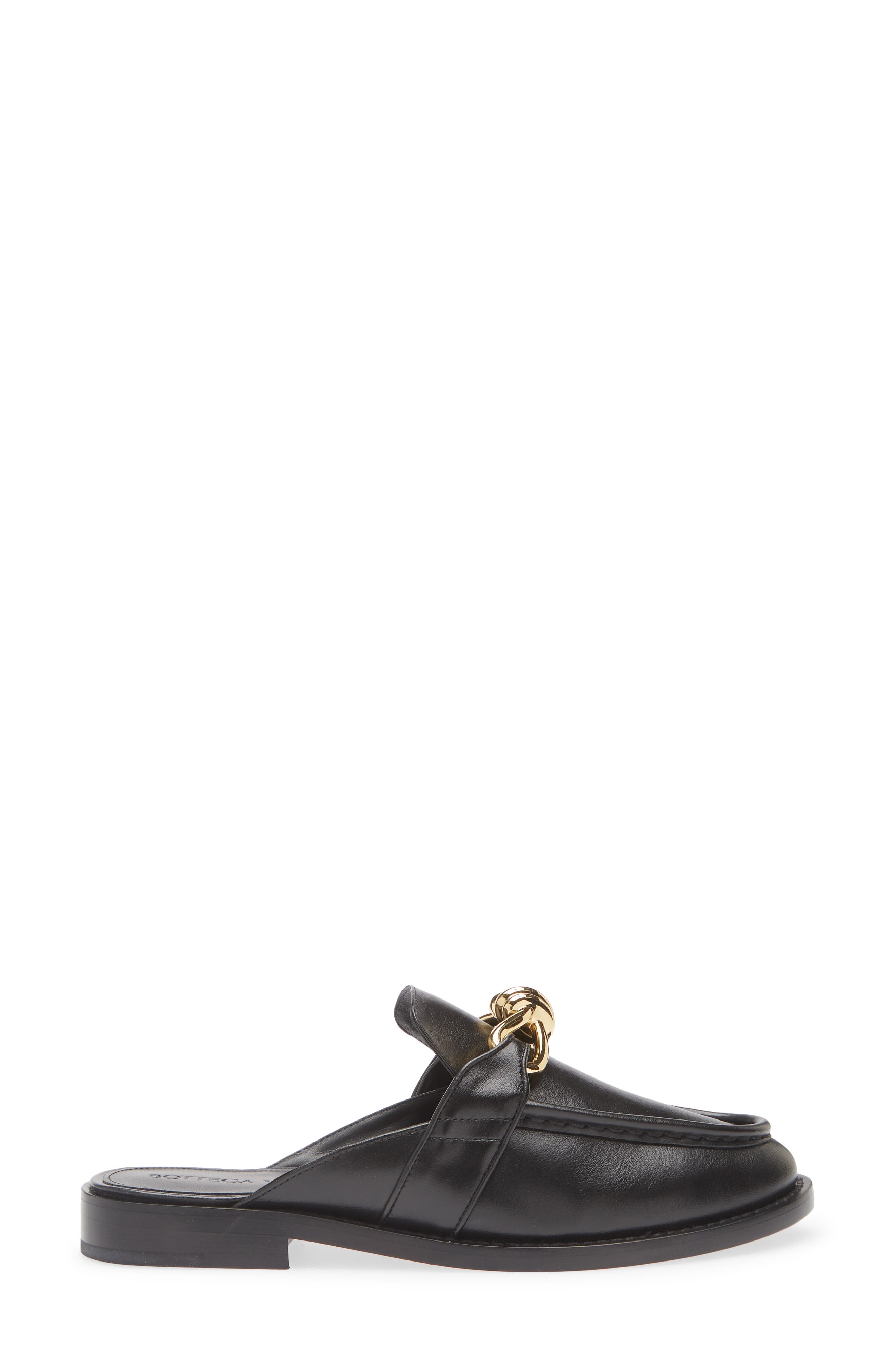 Bottega Veneta Astaire Knot Bit Mule Loafer, Alternate, color, Black