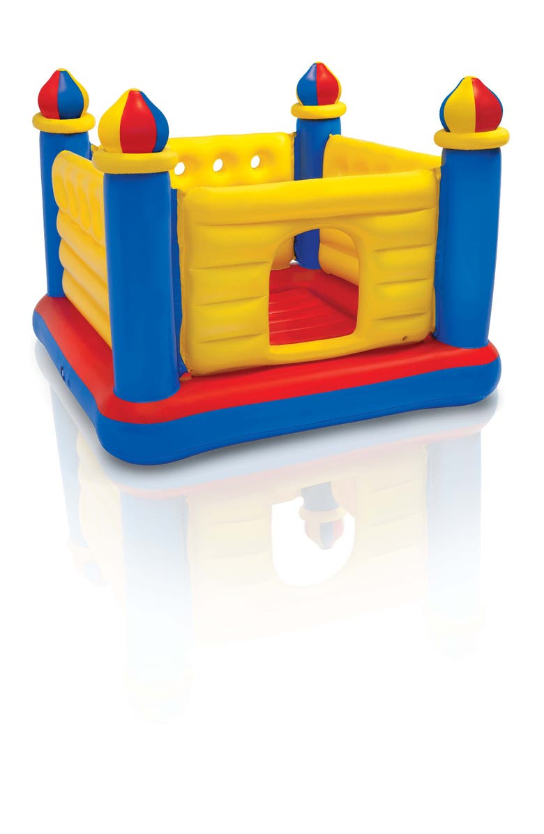 Intex Jumpolene Castle Bouncer, Inflatable, 120Lb Capacity, Kids, Alternate, color, Multicolored
