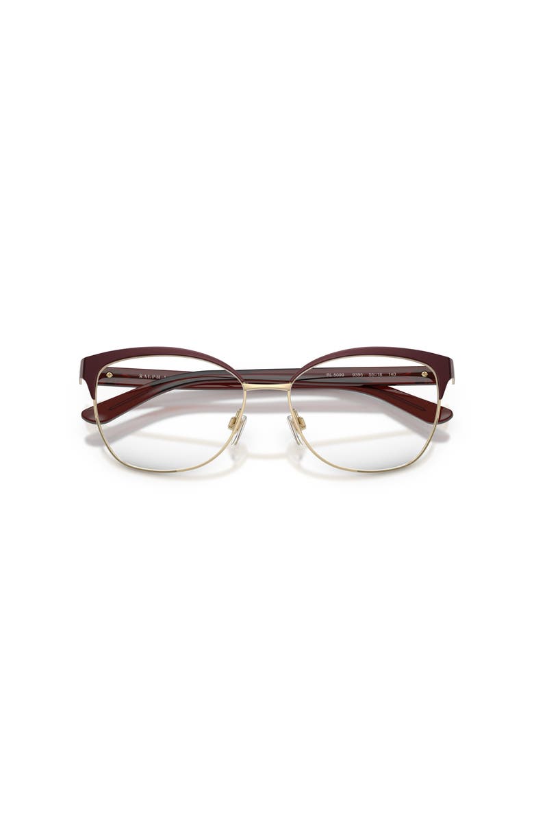 Ralph Lauren 55mm Cat Eye optical glasses, Alternate, color, 