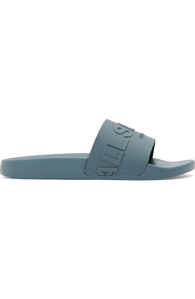 AllSaints Biggy Slide Sandal, Alternate, color, Airforce Blue