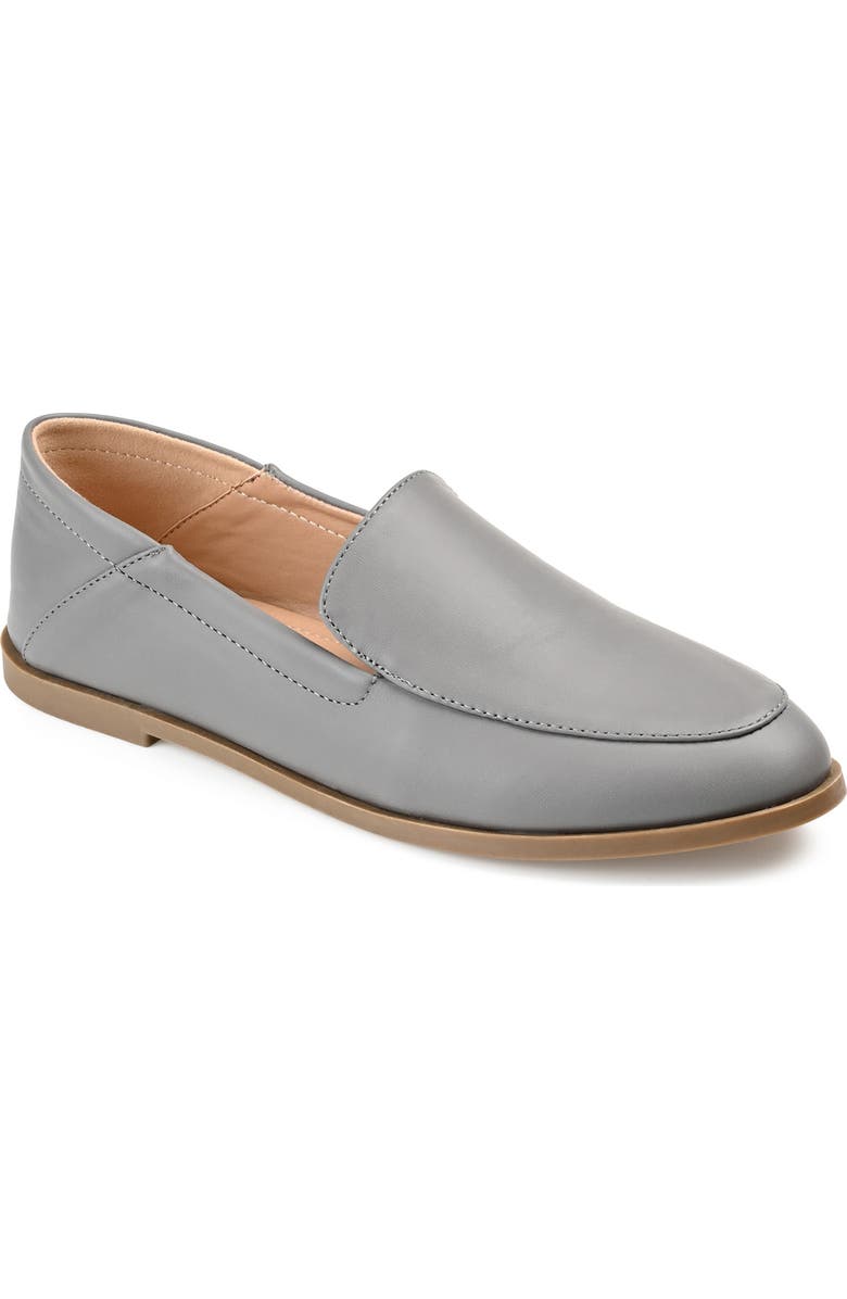 Journee Collection Corinne Loafer - Wide Width, Main, color, Grey