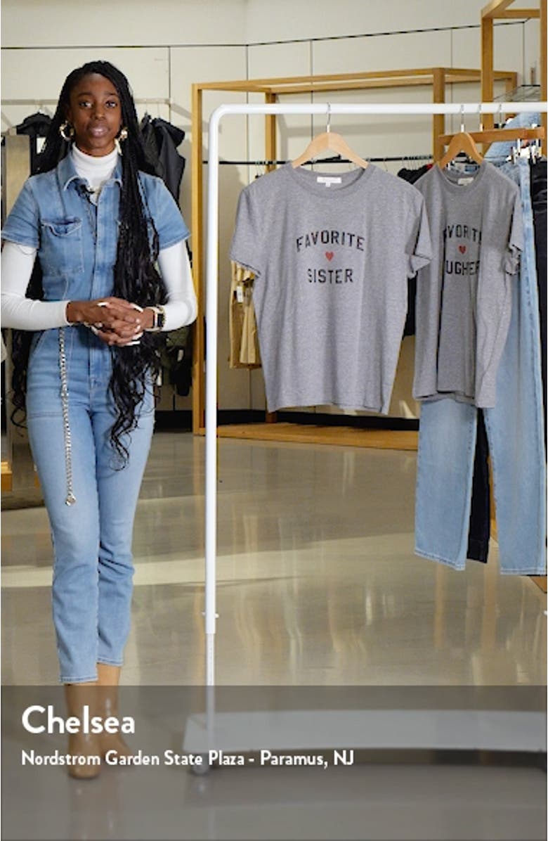Favorite Sister Graphic T-Shirt, sales video thumbnail