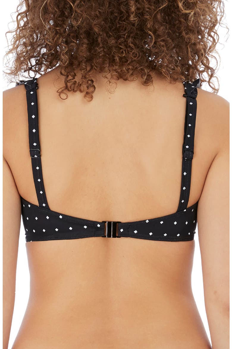 Jewel Cove Underwire Bikini Top, Alternate, color, BLACK