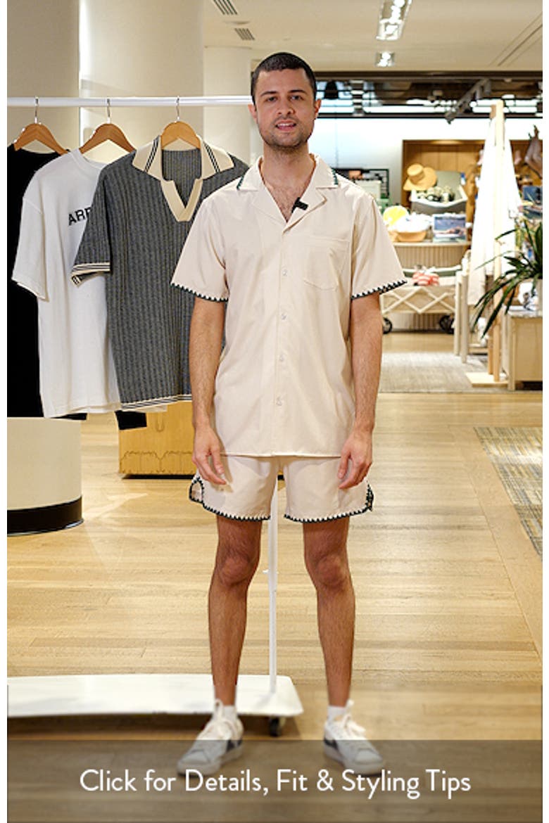 Golf Ball Stitch Swim Trunks video