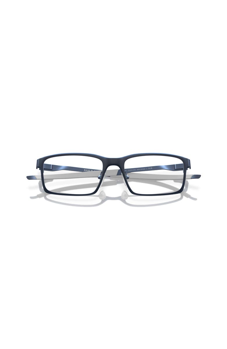 Oakley 54mm Rectangle optical glasses, Alternate, color, Blue