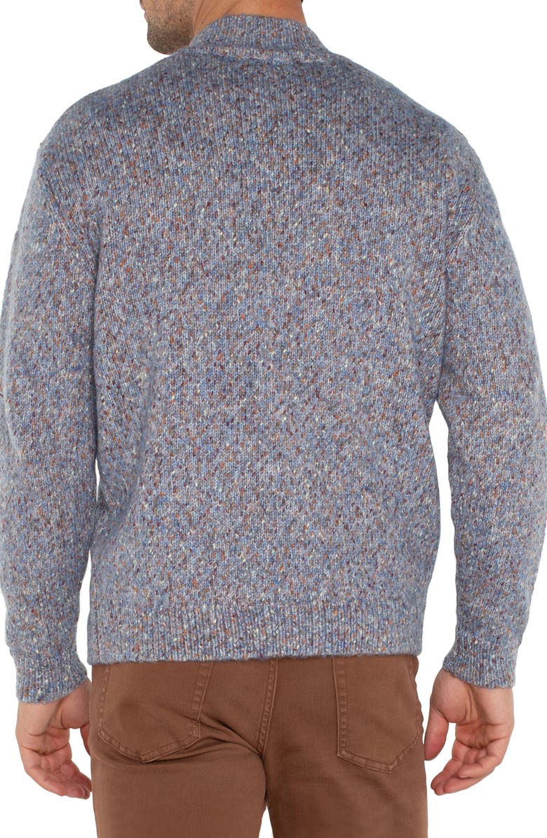 Liverpool Button Mock Neck Sweater, Alternate, color, 