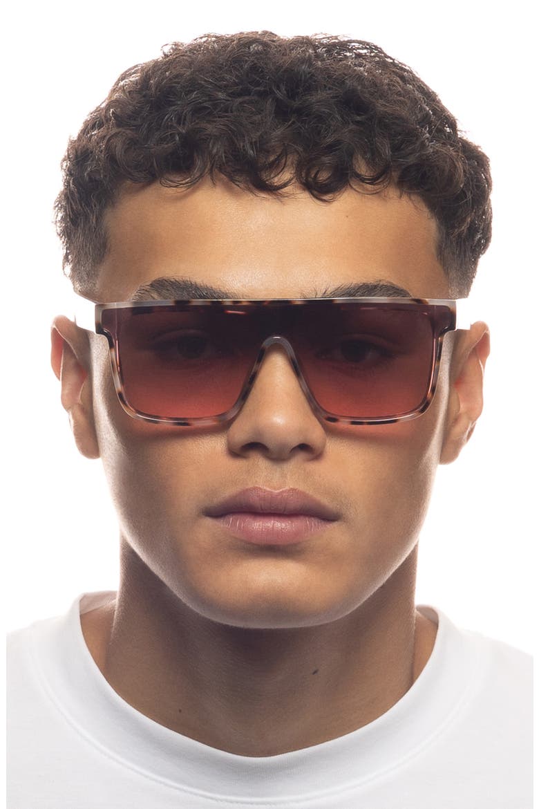 Ara 142mm Shield Sunglasses, Alternate, color, COOKE TORT