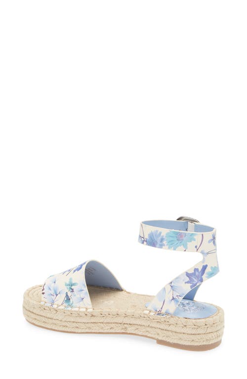 Vince Camuto Darna Ankle Strap Platform Sandal In Blue