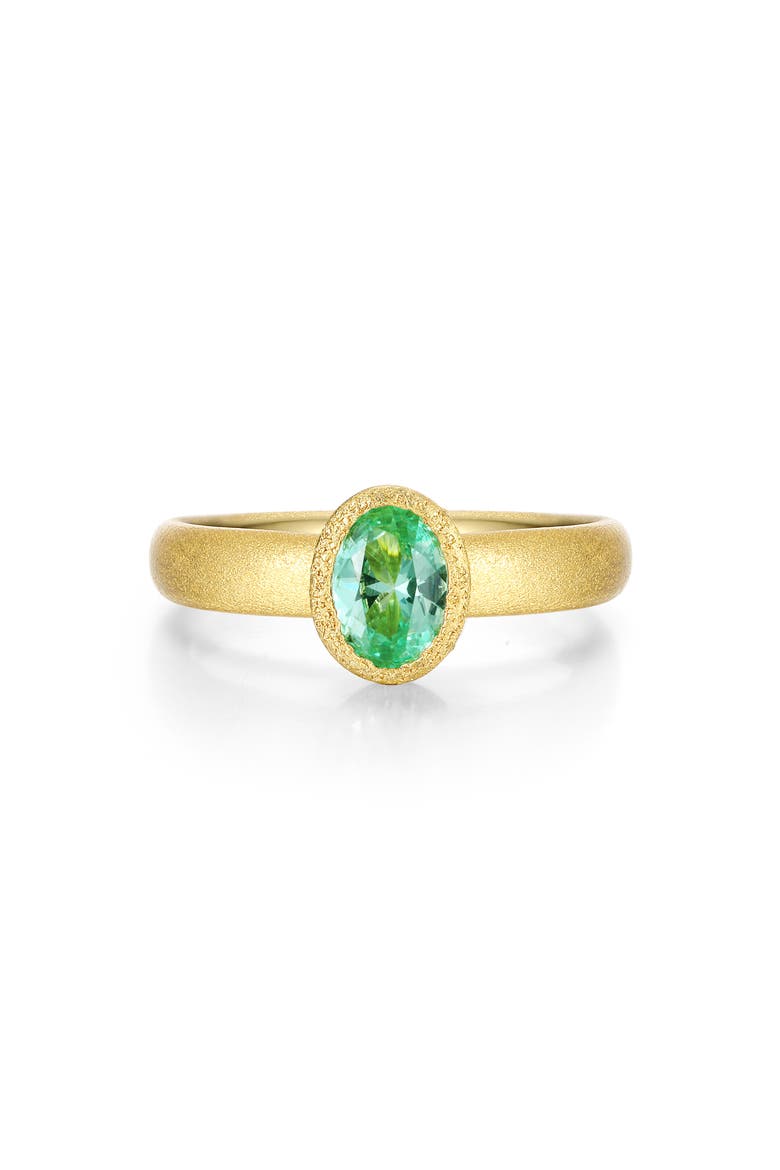 Lab Grown Green Sapphire Ring, Main, color, GREEN