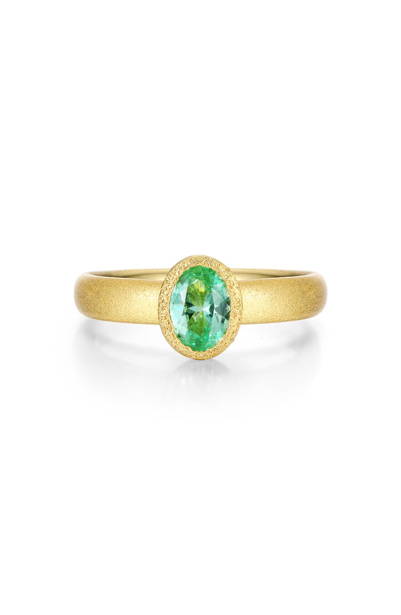 Lafonn Lab Grown Green Sapphire Ring, Main, color, Green
