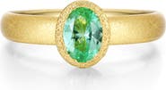 Lafonn Lab Grown Green Sapphire Ring